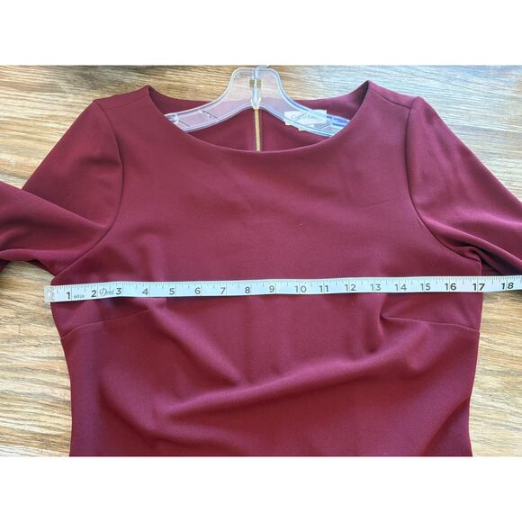 Calvin Klein Peplum Sheath Dress sz 8 - Picture 7 of 9